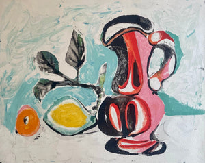 Nature Morte Au Pichet Rose